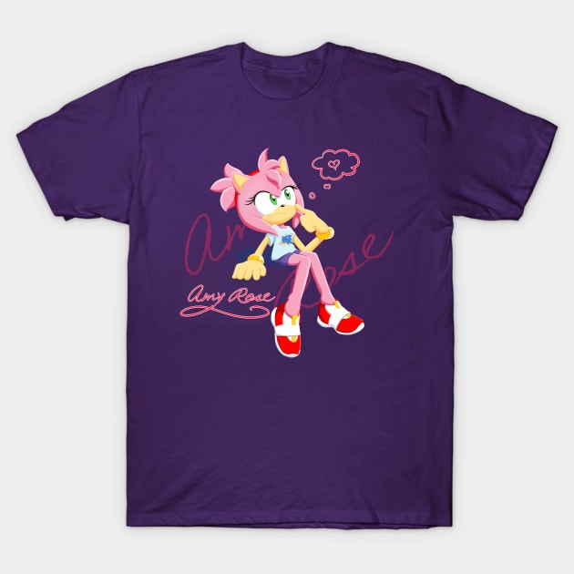 Amy Rose T-Shirt by TheSonicProf